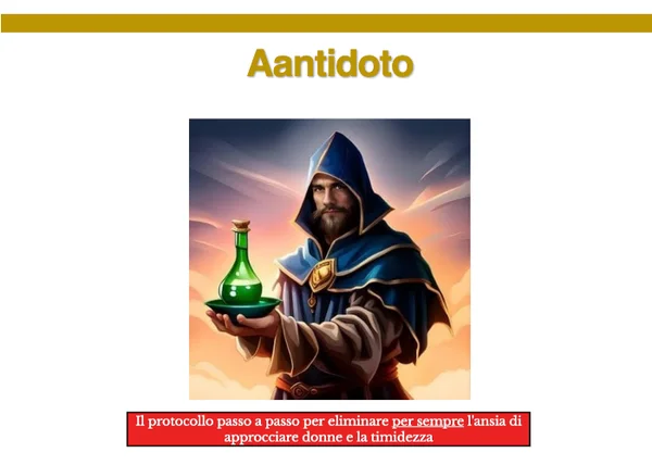 Aantidoto – KingSeduction - copertina corso