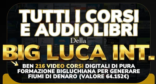 Accademia Bigluchiana TUTTI I CORSI – Big Luca - copertina corso