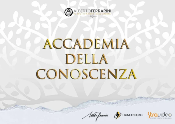 Accademia della Conoscenza – Alberto Ferrarrini - copertina corso