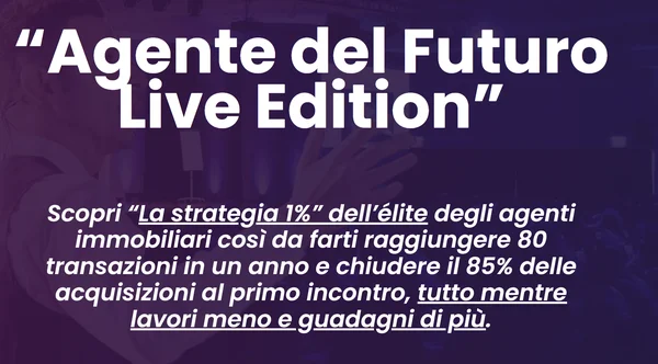 Agente del Futuro Live Edition – Simone Rossi - copertina corso
