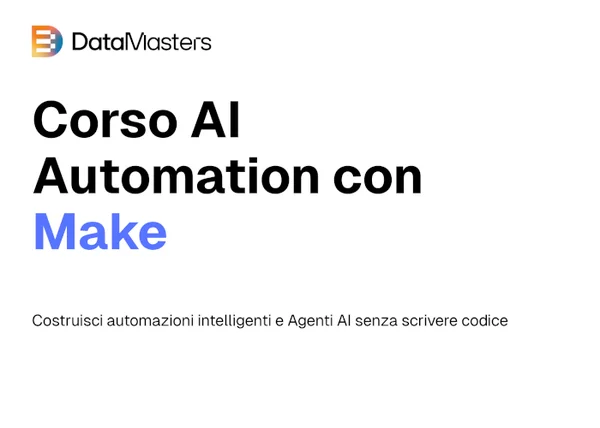 AI Automation con Make – Data Masters - copertina corso