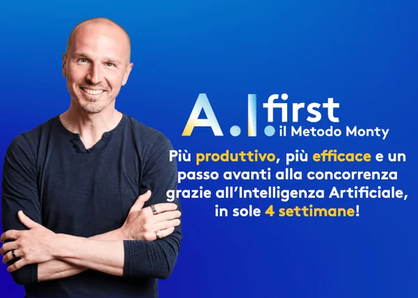 A.I. FIRST (Advanced) – Marco Montemagno - copertina corso