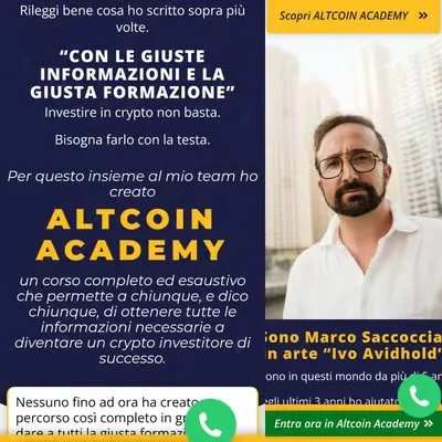 Altcoin academy – Ivo Avidhold - copertina corso