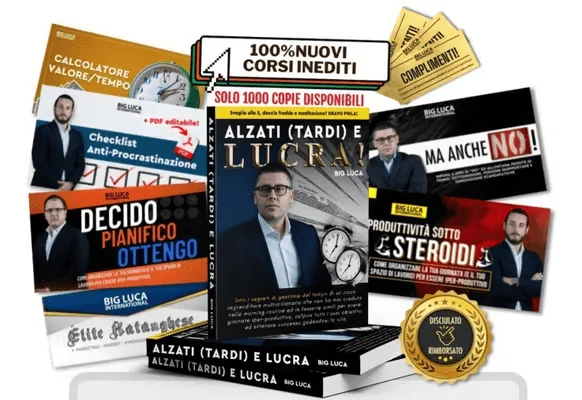 Alzati e lucra + Cambiamento a comando + Cambiamento istantaneo + Meccanismo anti-sabotaggio – Big Luca - copertina corso