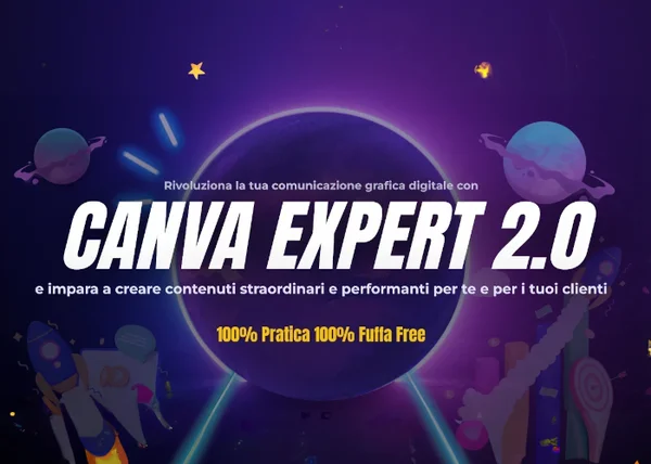 Canva Expert 2.0 – Sfacciati Digitali - copertina corso