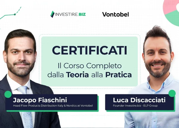Certificati: Corso Completo dalla Teoria alla Pratica – Investire.biz - copertina corso