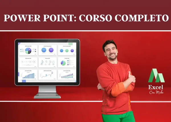 Corso Completo PowerPoint – Excel con Mike - copertina corso