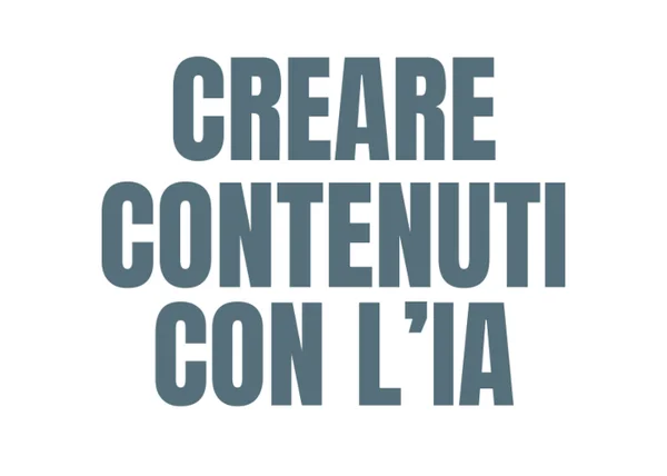 Crea Contenuti con l’AI – Raffaele Gaito - copertina corso