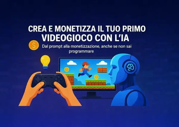 Crea e Monetizza il tuo primo Gioco con l’IA – Andrea Zamuner Cervi
