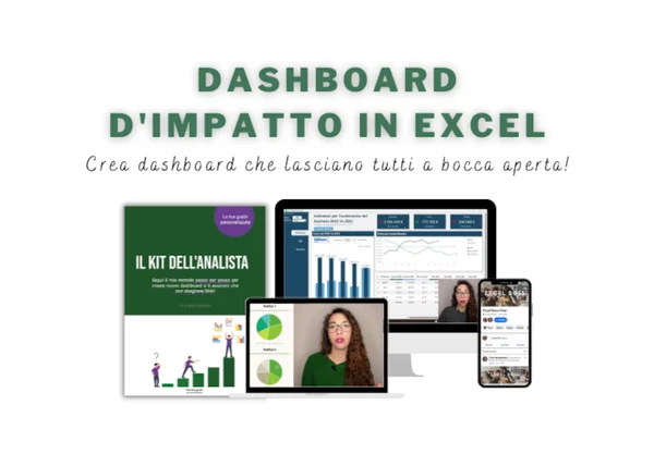 Dashboard d’Impatto in Excel – Excel Semplice - copertina corso