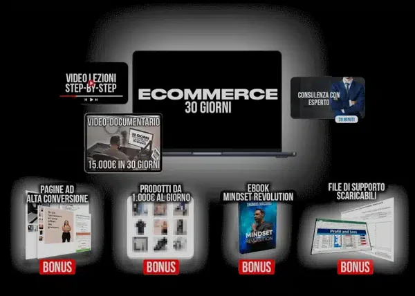 Ecom in 30 Giorni – Thomas Macorig - copertina corso