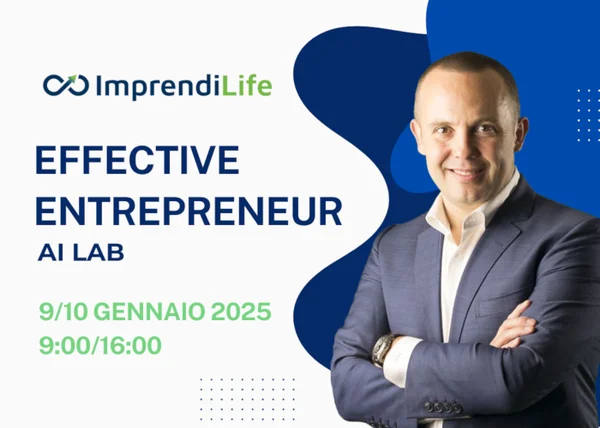 Effective Entrepreneur: AI Lab – Piernicola De Maria - copertina corso