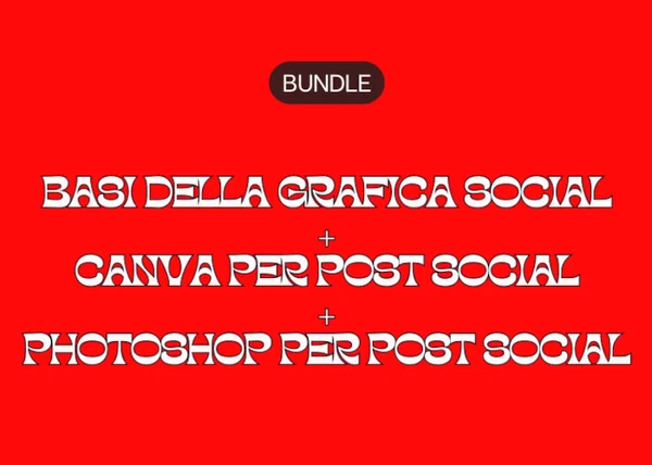 Grafica per i Social – Marketing Espresso AcadeME - copertina corso