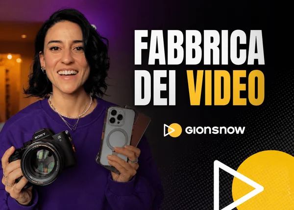 La Fabbrica dei Video – Gionsnow - copertina corso