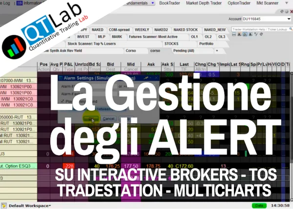 La Gestione degli ALERT – QTLab - copertina corso