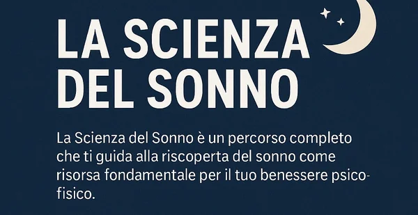 La Scienza del Sonno – Lifeology - copertina corso