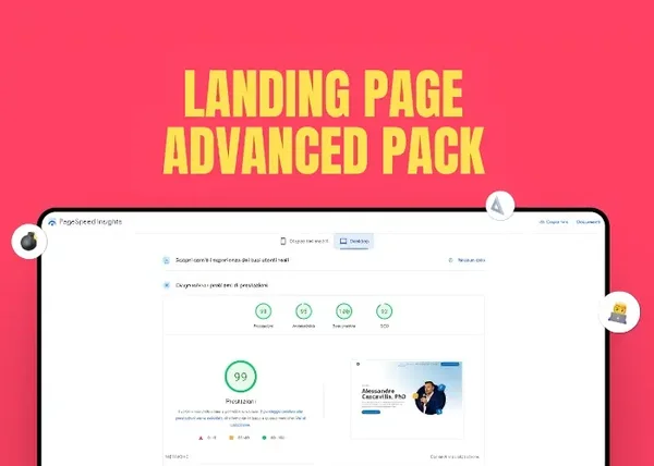 Landing Page Advanced Pack – Luigi Nigro - copertina corso