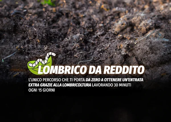 Lombrico da Reddito – Rendita Agricola - copertina corso