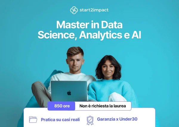 Master in Data Science, Analytics e AI – start2impact - copertina corso