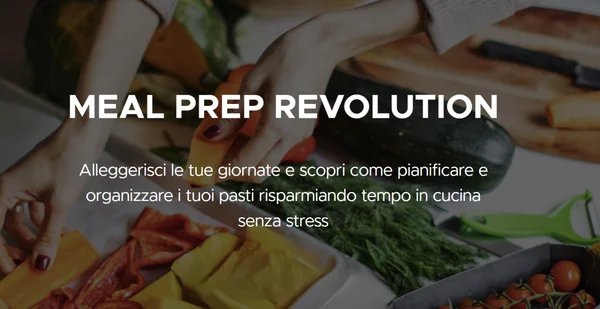 Meal Prep Revolution – Il Goloso Mangiar Sano - copertina corso