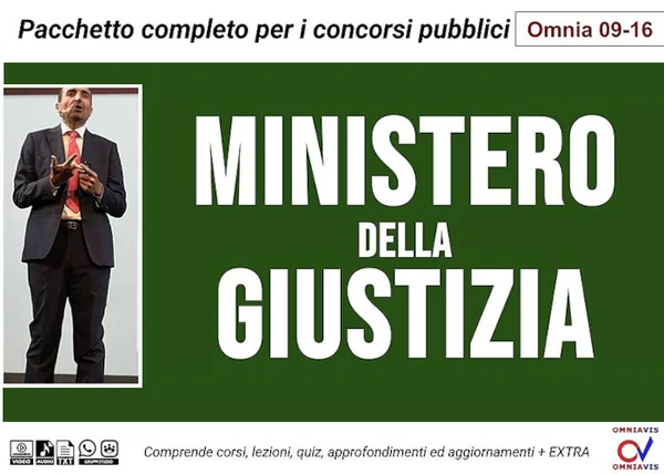 Ministero della Giustizia (omnia09_16) – Omniavis - copertina corso