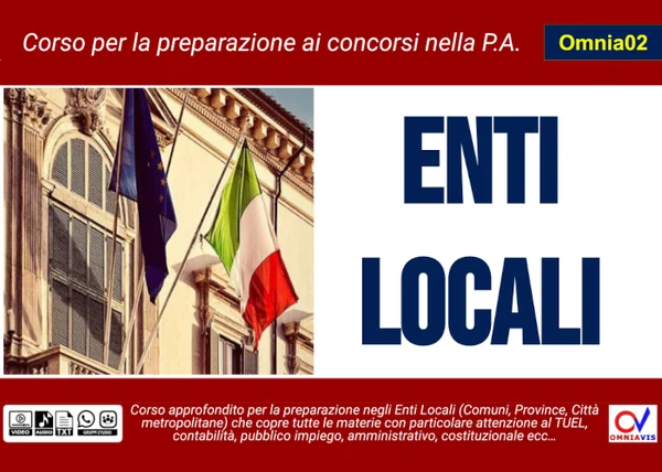 Omnia02: Enti Locali – Omniavis - copertina corso
