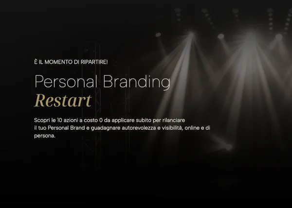 Personal Branding Restart – Claudia Barberis - copertina corso