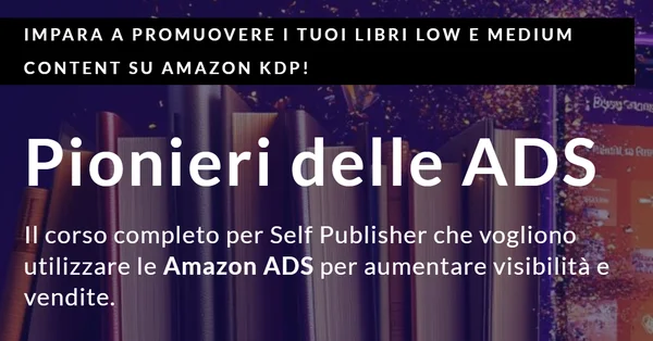 Pionieri delle Ads – Lorenzo Self Publish - copertina corso
