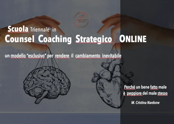 Scuola triennale di counseling e coaching breve strategico – Nardone - copertina corso