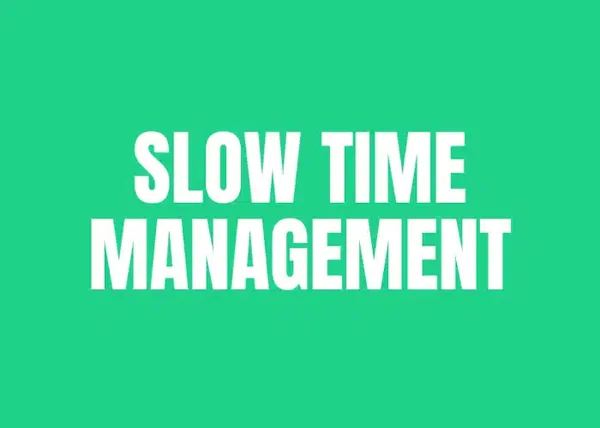 Slow Time Management – Luigi Nigro - copertina corso
