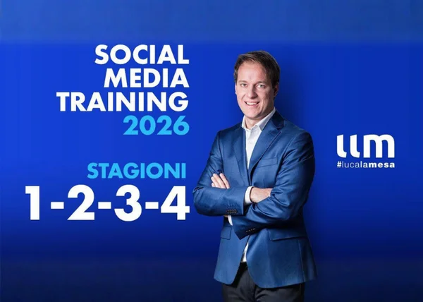Social Media Training 2026 – Luca la Mesa - copertina corso