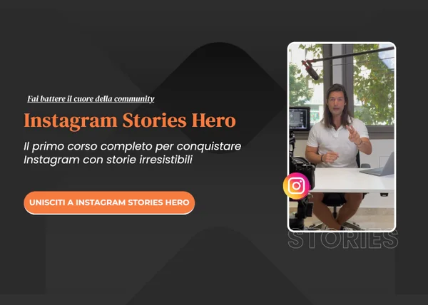 Stories Hero – Gabriele Venturini - copertina corso