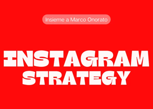 Strategia Instagram – Marketing Espresso AcadeME - copertina corso