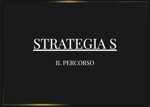 Strategia S – Giuseppe Bentivegna - copertina corso