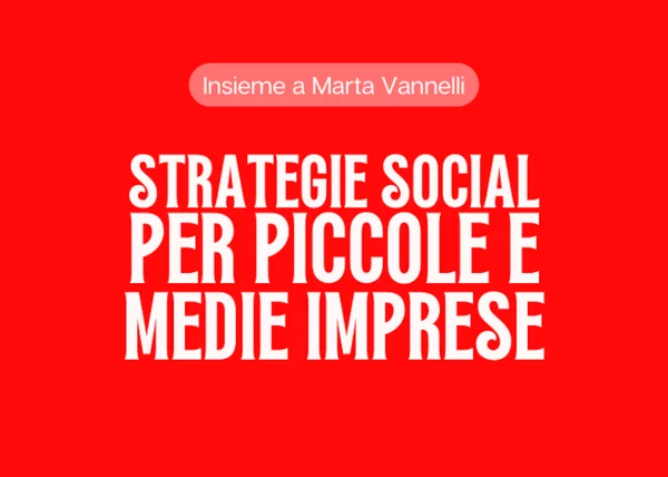 Strategie social per piccole e medie imprese – Marketing Espresso AcadeME - copertina corso