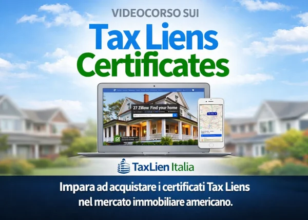 Tax Liens Certificates – Emanuel Wijkhuisen - copertina corso