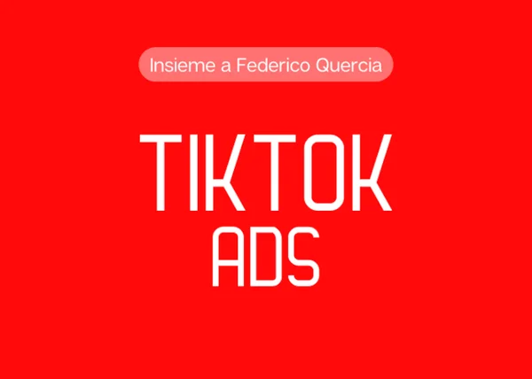 TikTok Ads – Marketing Espresso AcadeME - copertina corso