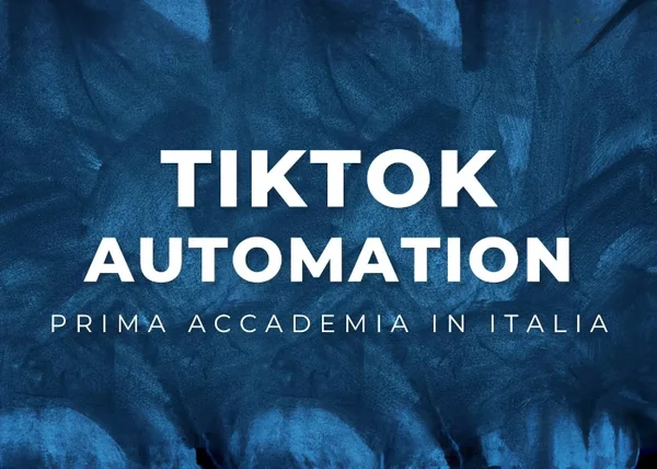 TikTok Automation – Daniele Tomasi - copertina corso