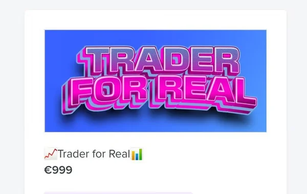 Trader for real – Elaja Disobey - copertina corso
