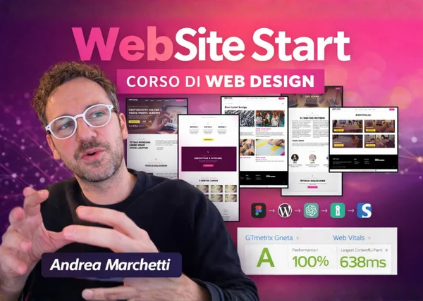 Web Site Start – Andrea Marchetti - copertina corso