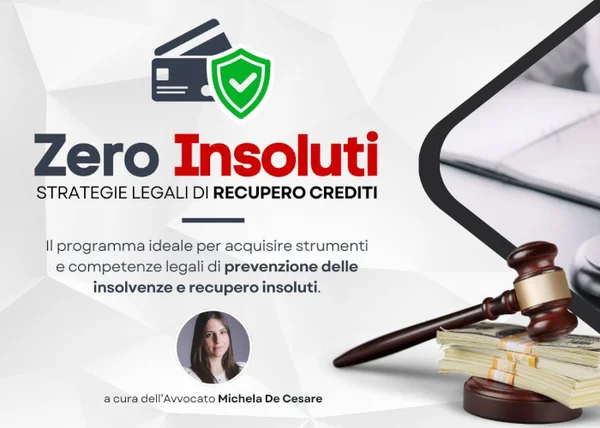 Zero Insoluti – Studio Allievi Academy - copertina corso