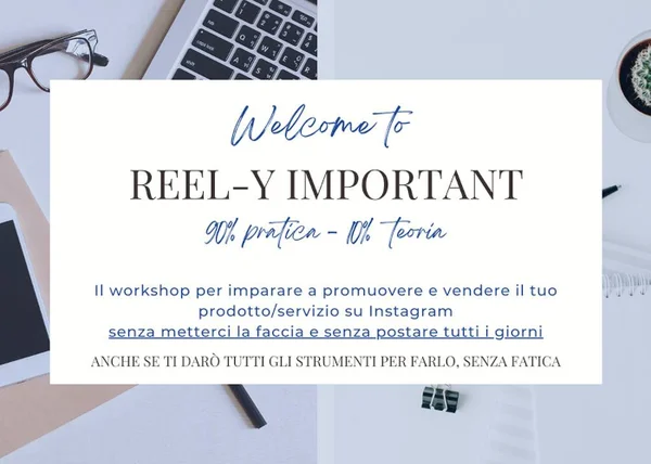 Reel-y Important! – Francesca Martinelli - copertina corso