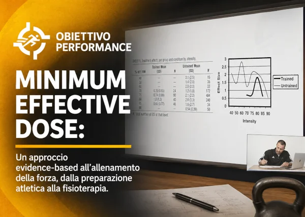 Corso Minimum Effective Dose – Obiettivo Performance