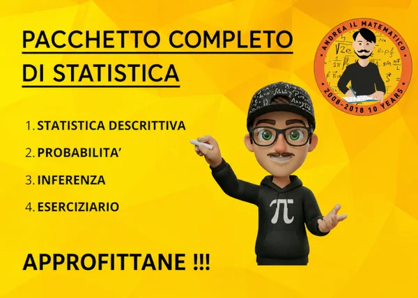 Corso Pacchetto Completo di Statistica – Andrea il Matematico