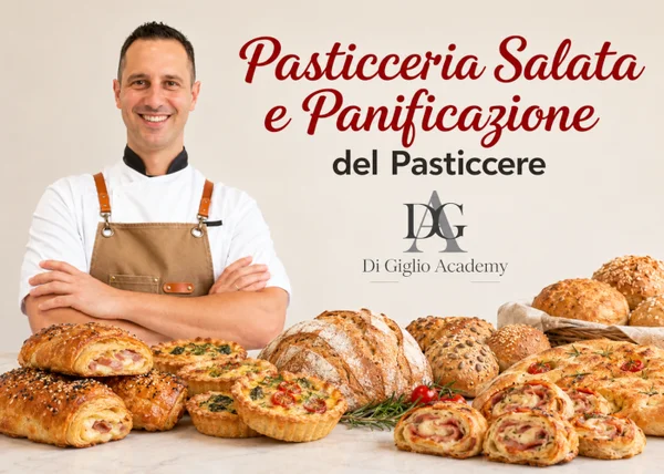 Corso Corso di Pasticceria Salata e Panificazione del Pasticcere – Di Giglio Academy