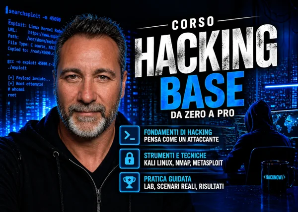 Corso Corso Hacking Base – HackNow