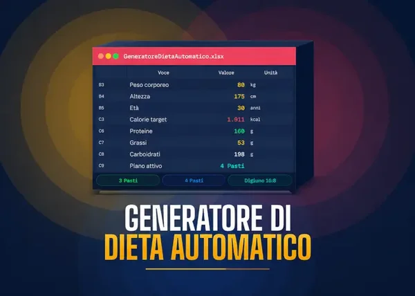Corso Generatore di Dieta Automatico – Edoardo Baldini