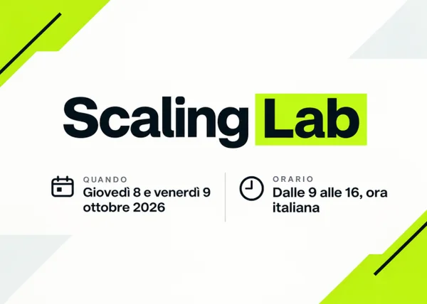 Corso Scaling LAB 2026 – Piernicola de Maria
